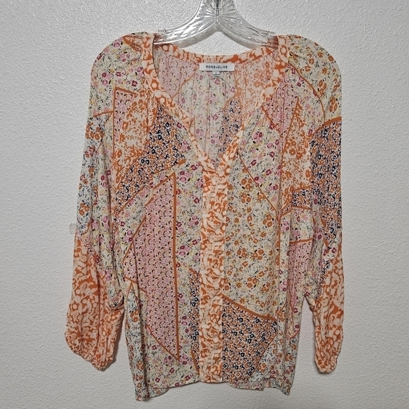 rose + Olive Tops - Rose + Olive ditsy floral top size Large